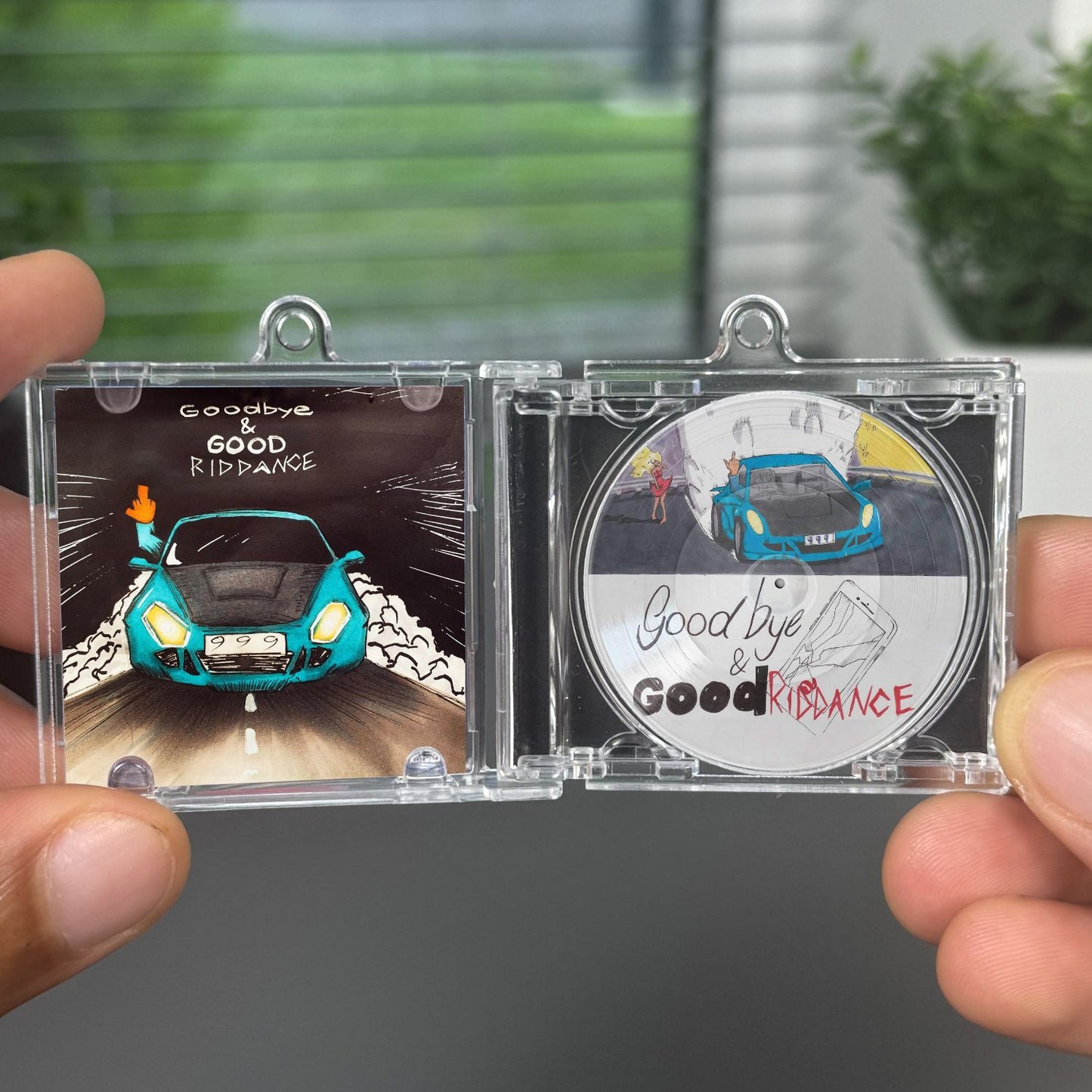 CD Album Keychain